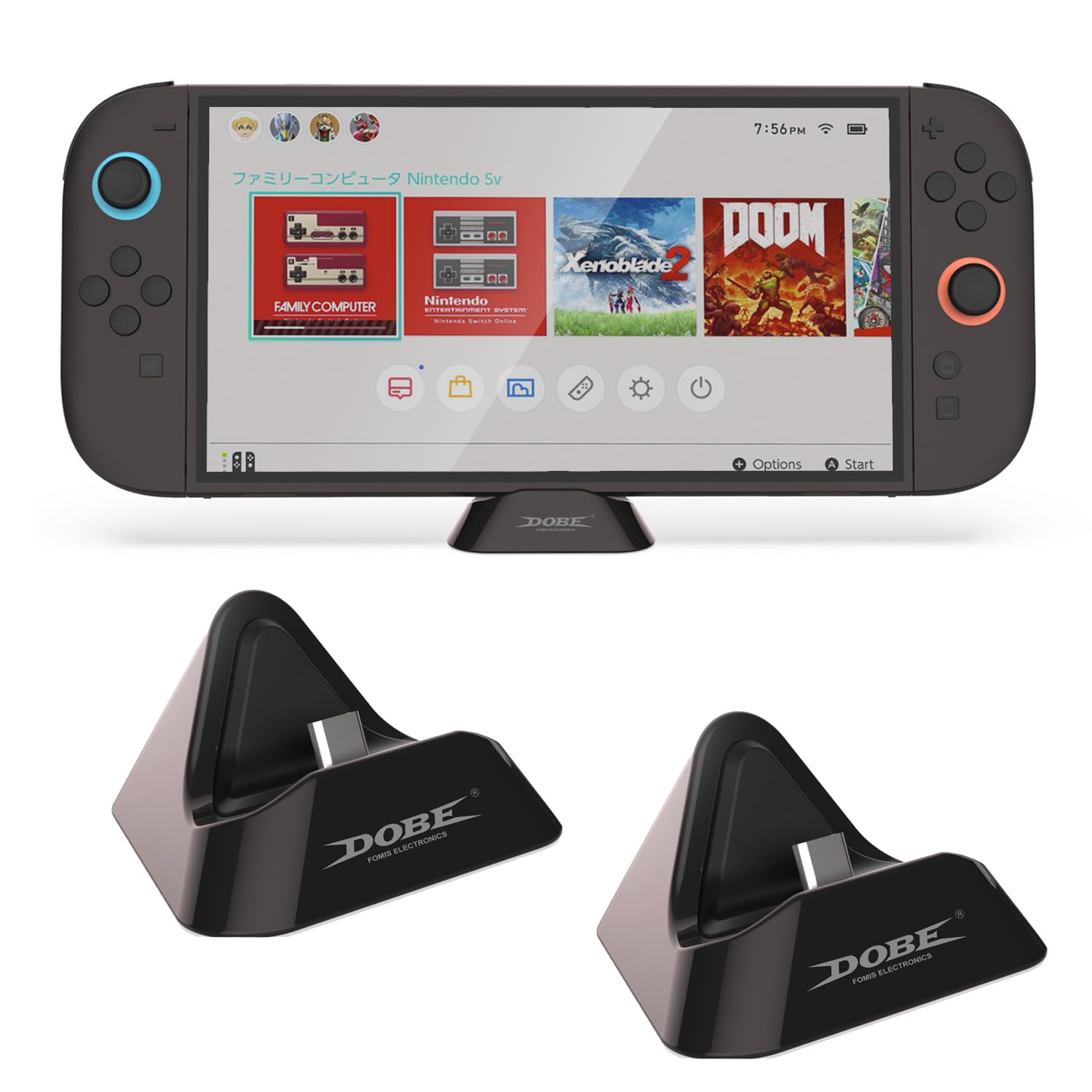 Amazon.co.jp: 【Switch 2 対応】 DOBE Switch2 充電器 本体用充電